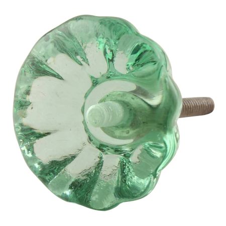 Mint Paneled Sides Glass Cabinet Knob Online